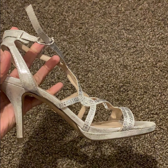 sparkly silver heels✨ - Picture 3 of 3